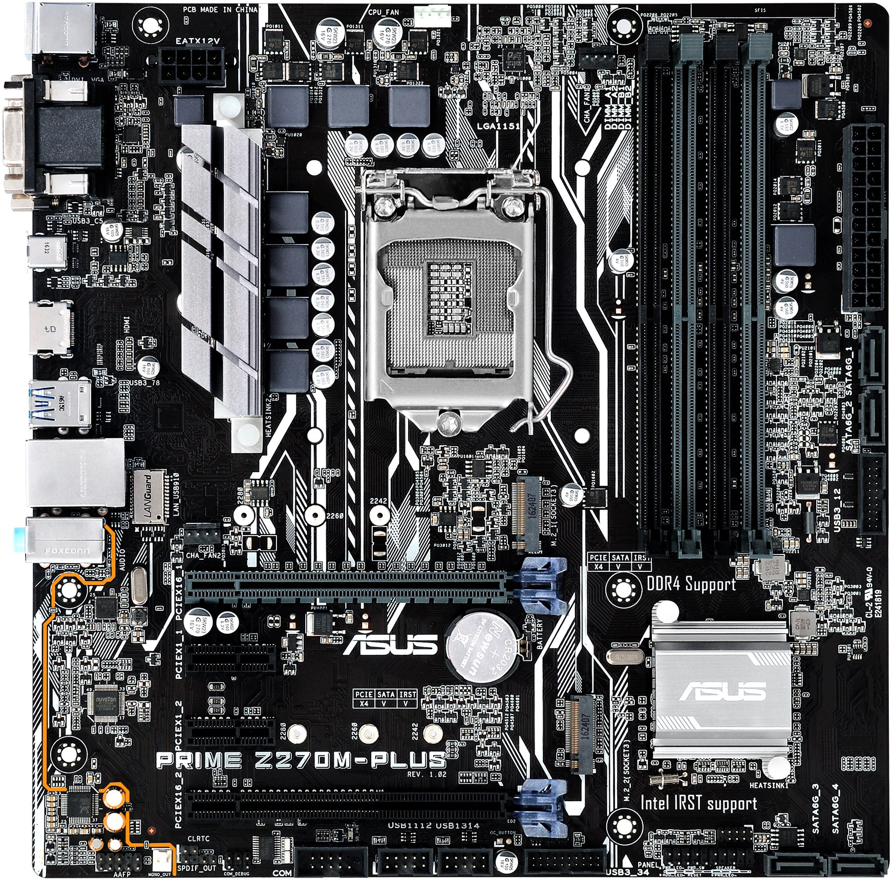 Asus Prime Z270M-Plus - Motherboard Specifications On MotherboardDB